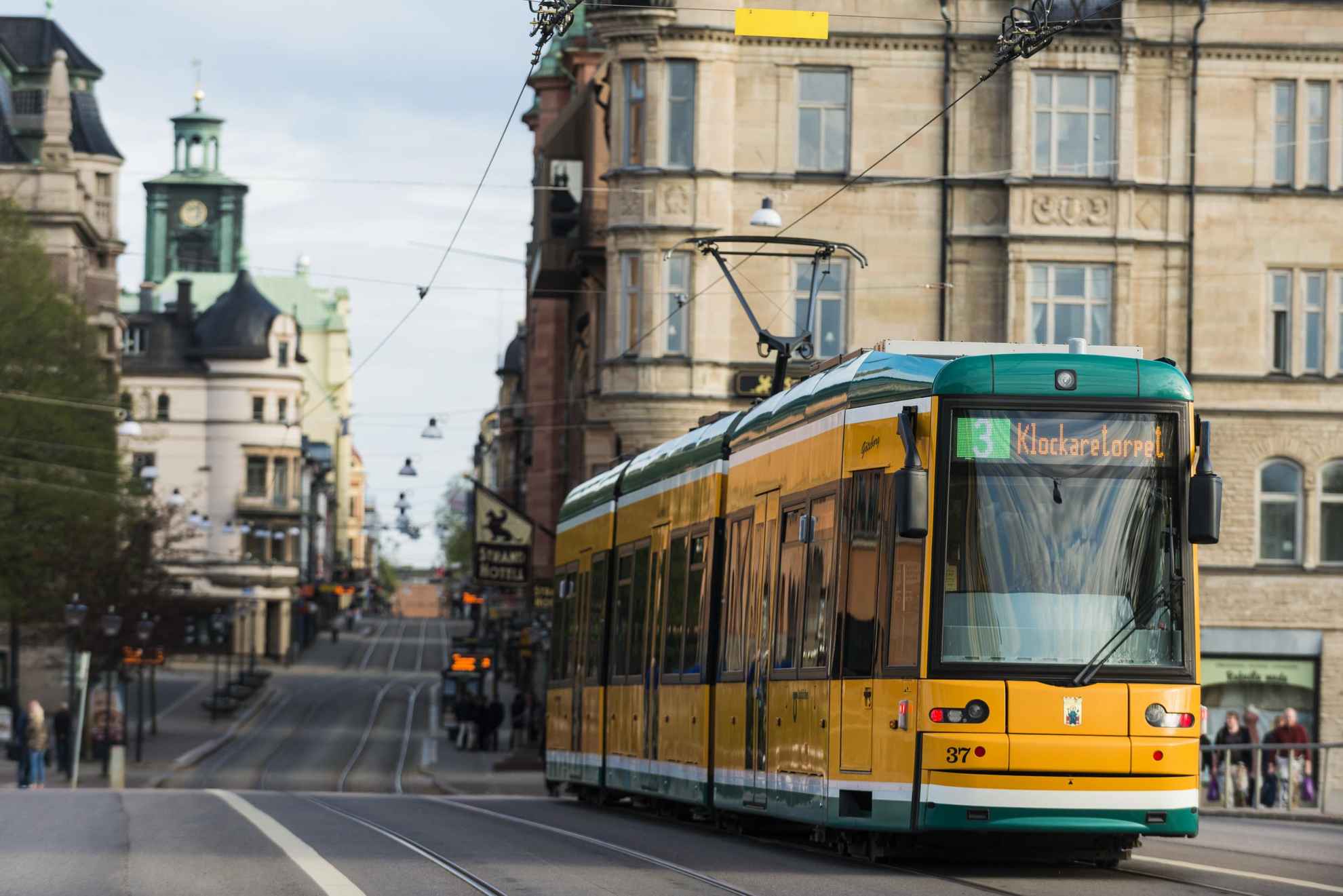 A city tram