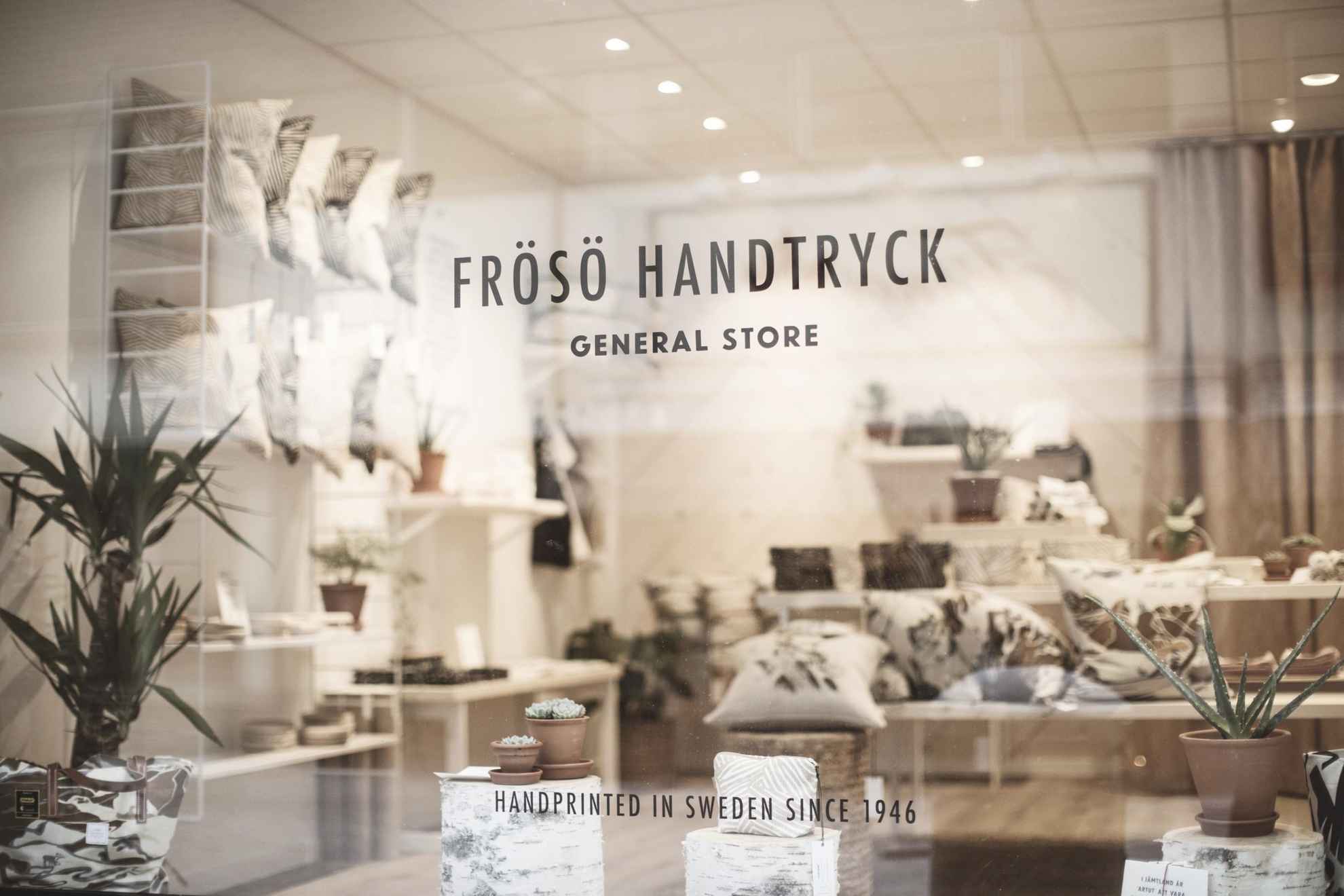 Textile design store Frösö Handtryck