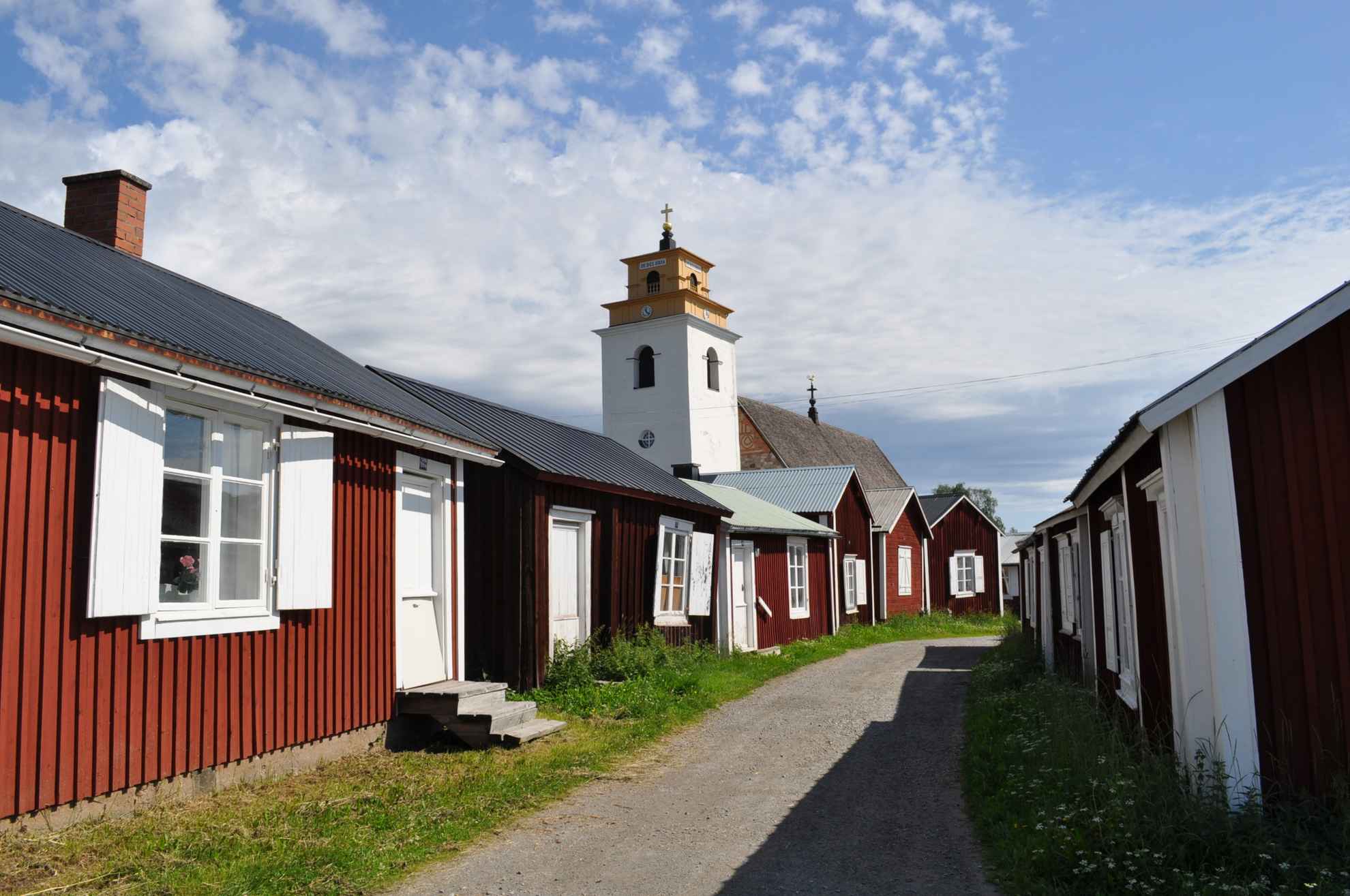Gammelstad Church Town in northern Sweden