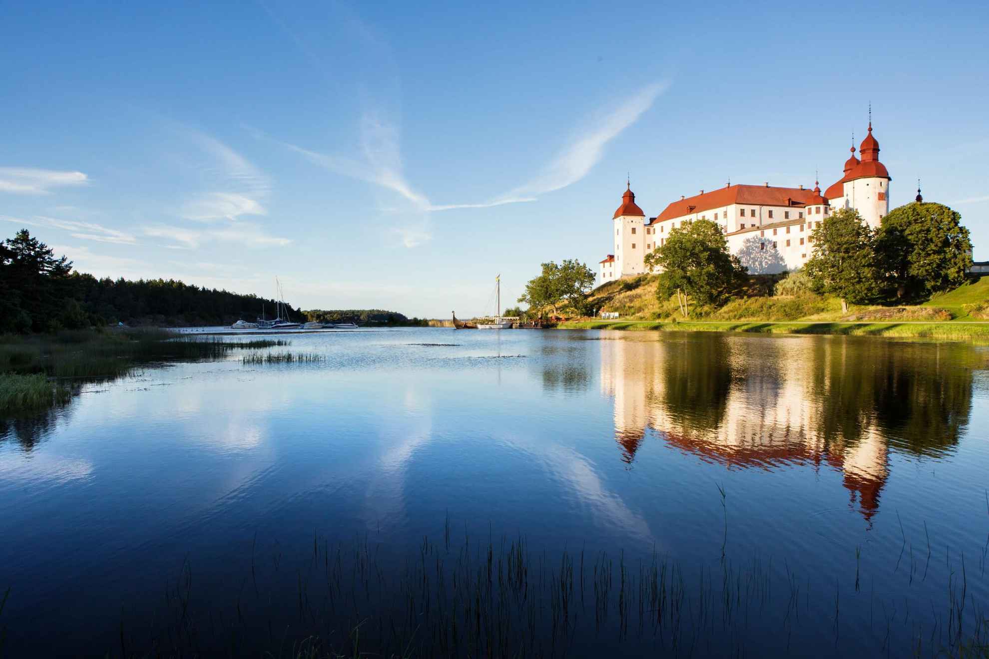 Summer at Läckö Castle, West Sweden
