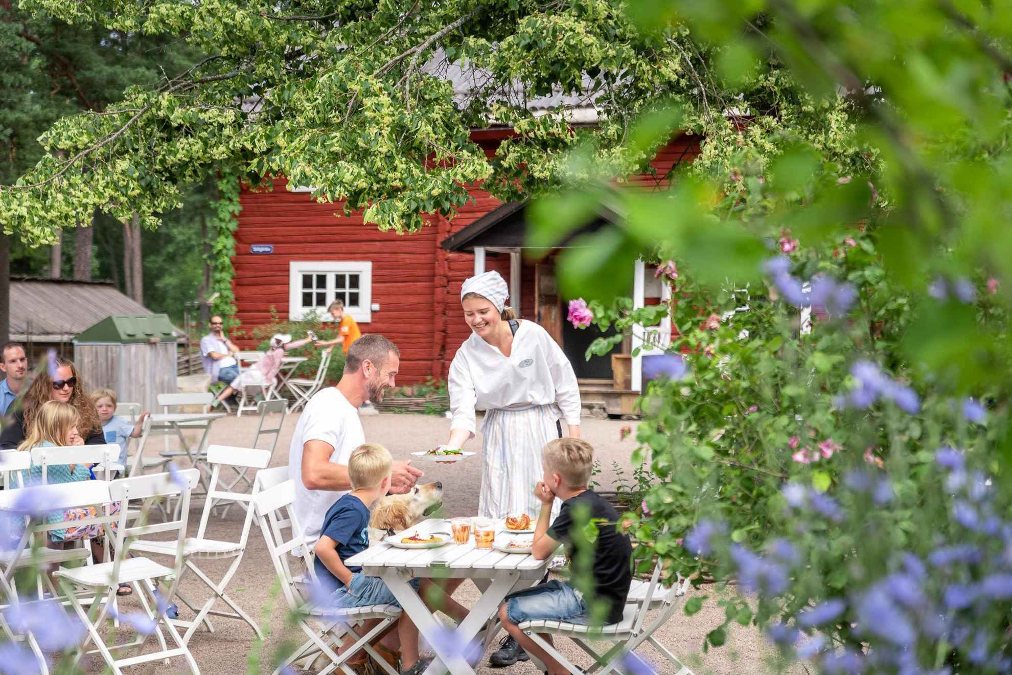 Cafe at Mariebergsskogen, Karlstad City Park
