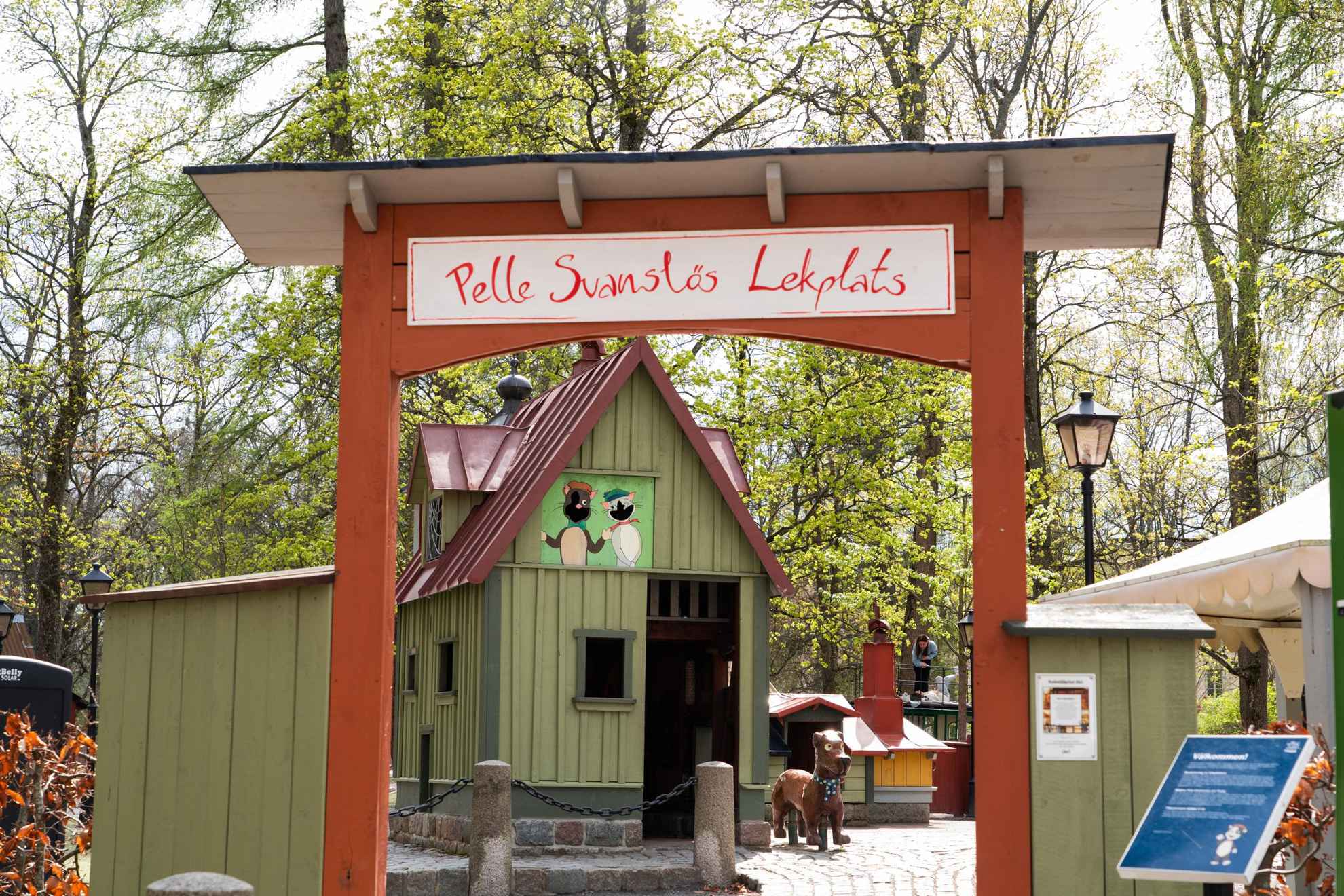 The entrance to Pelle Svanslös (‘Peter-no-tail’) playground.