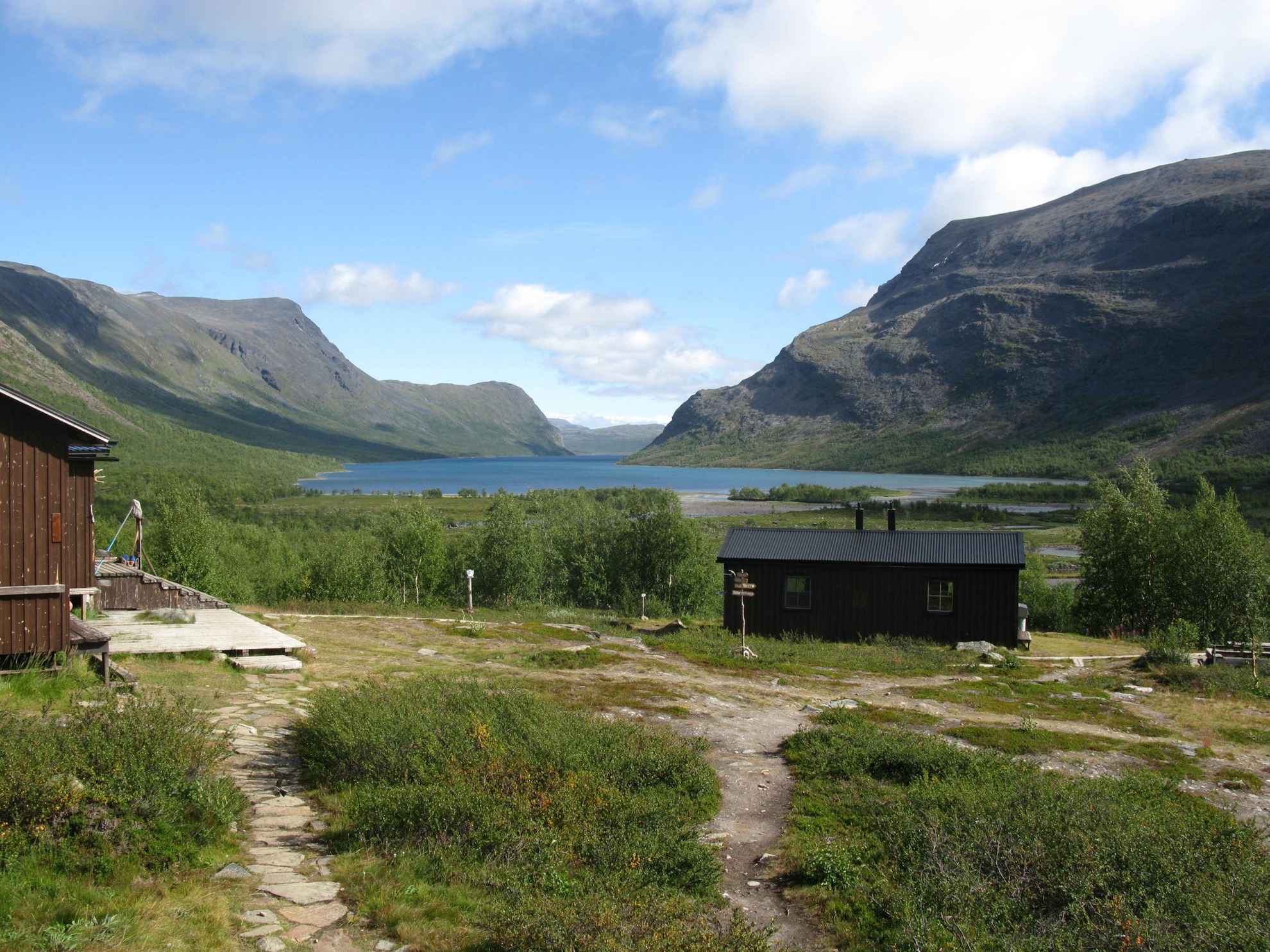 Mountain huts by the King's trail, Swedish Lapland