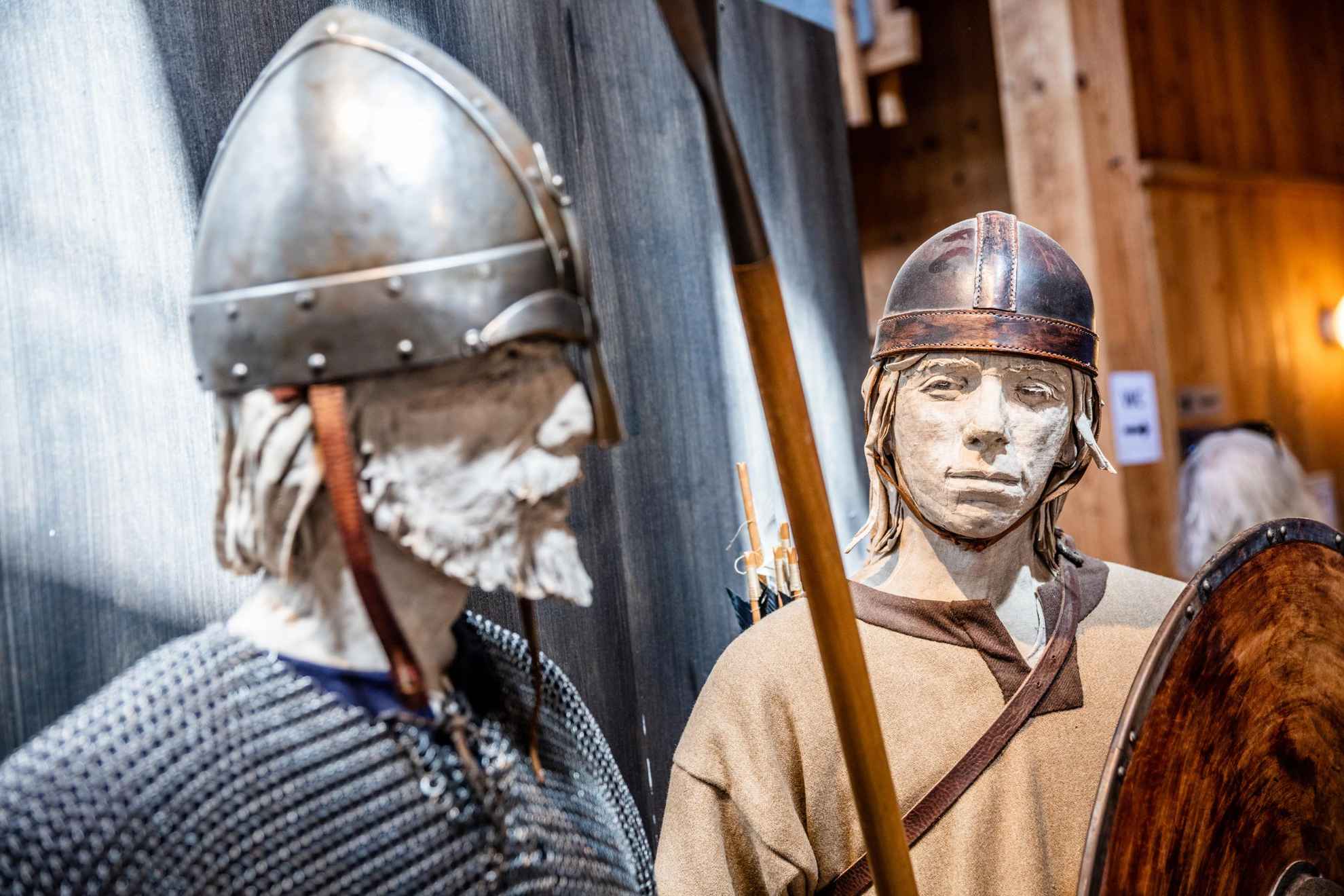 Viking exhibit at Birka Viking Village