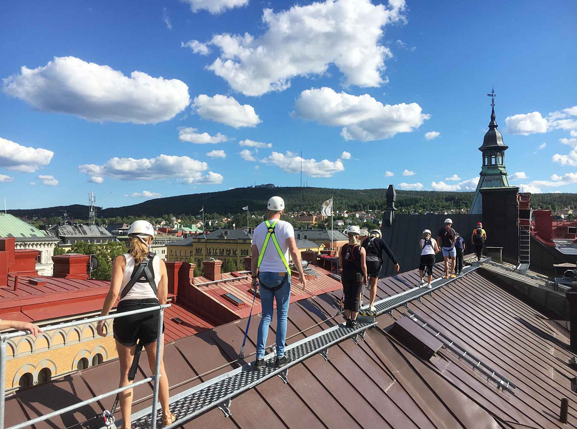 Rooftop tour in Sundsvall