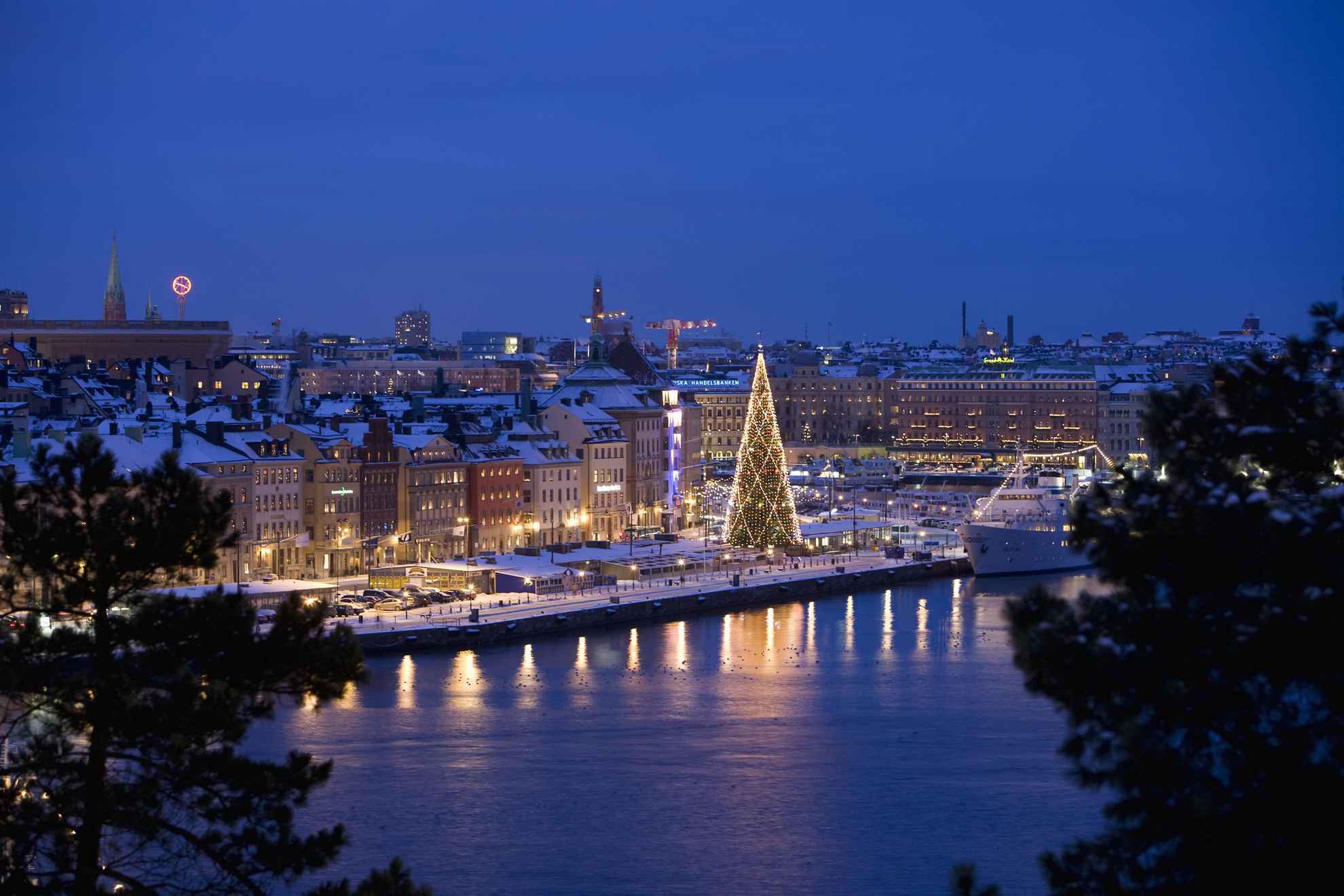Stockholm during Christmas