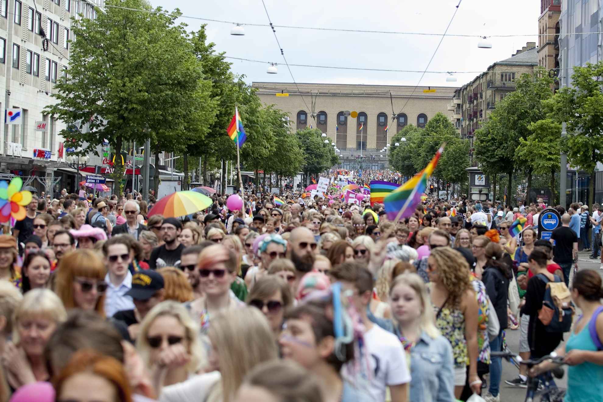 West pride in Gothenburg.