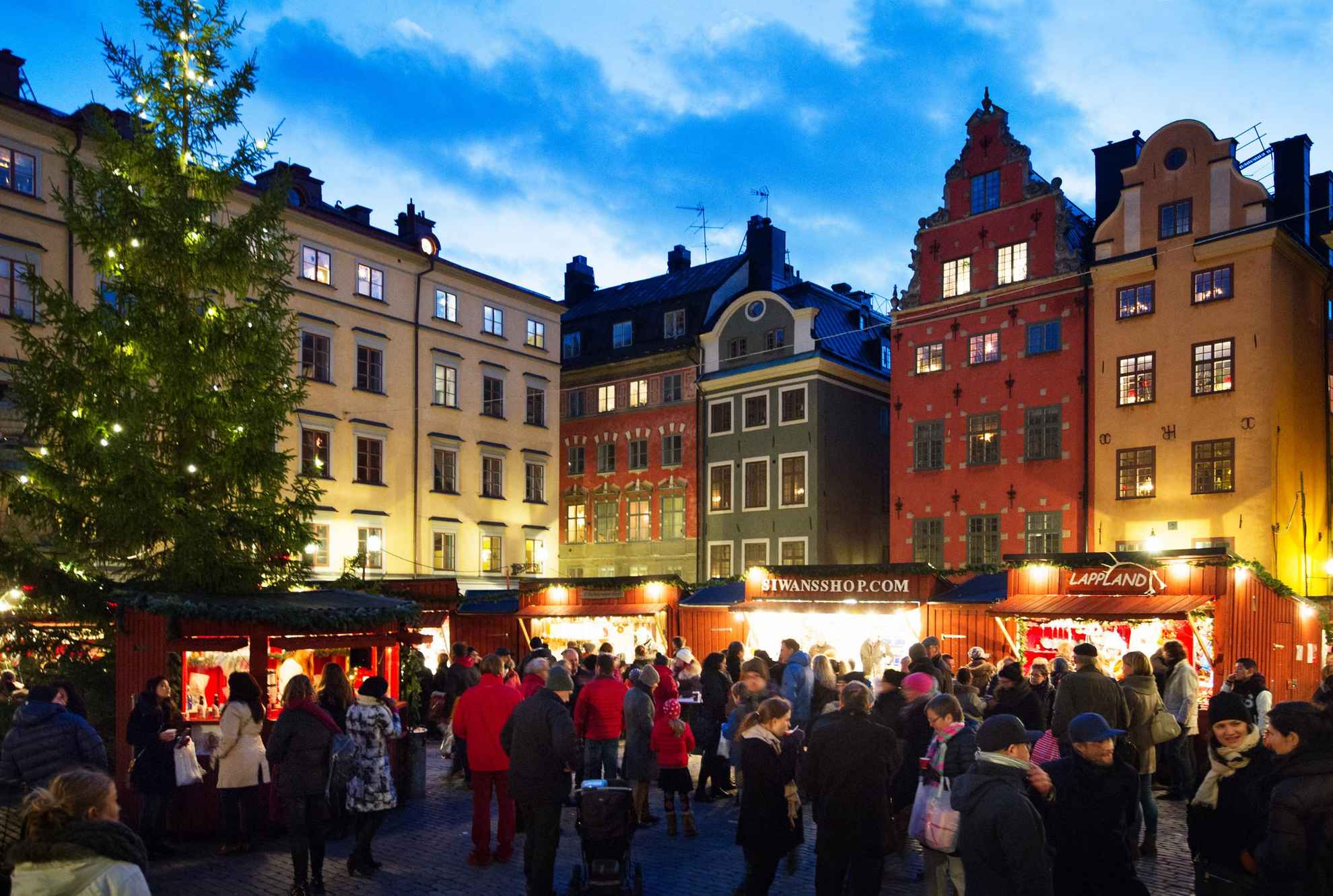Christmas market in Stockholm