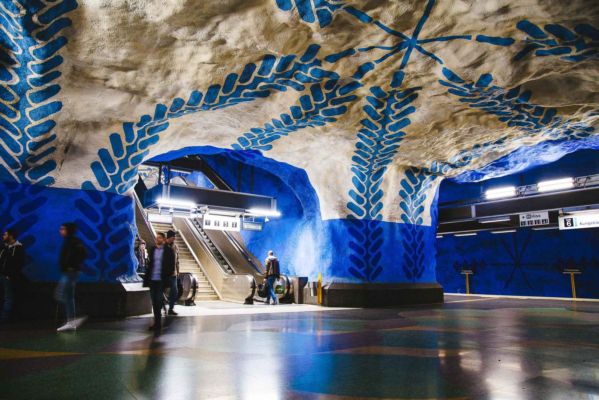 Subway art, Stockholm