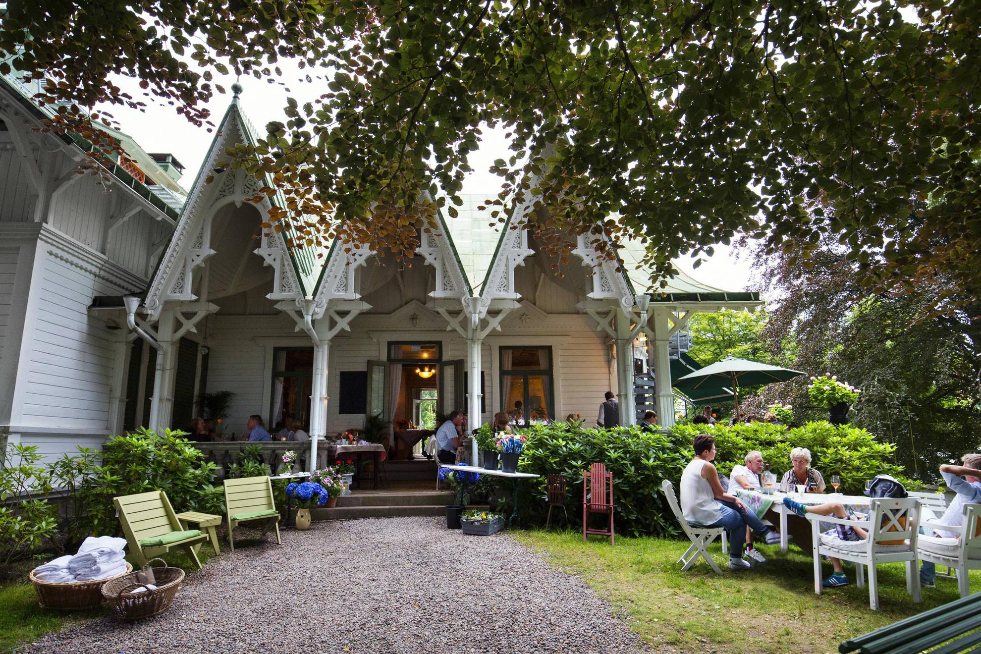 Restaurant of Villa Sjötorp, West Sweden
