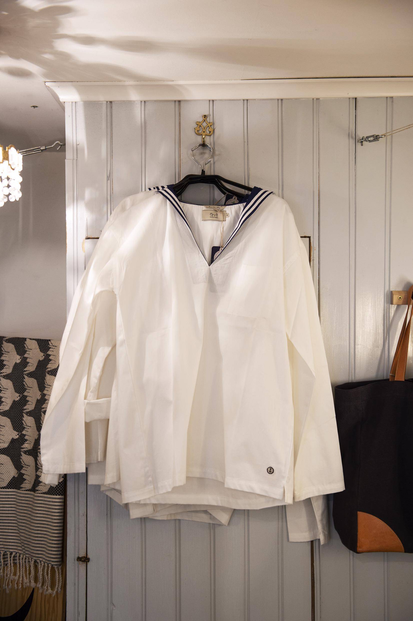 White shirt by West Swedish brand Emma & Malena.