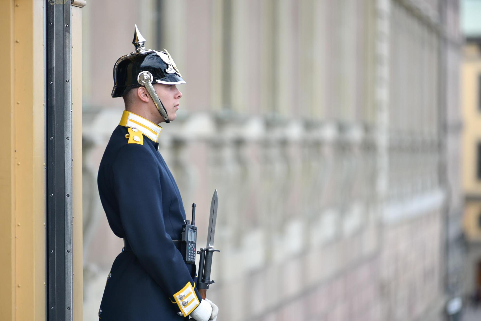 Royal guard in Stockholm