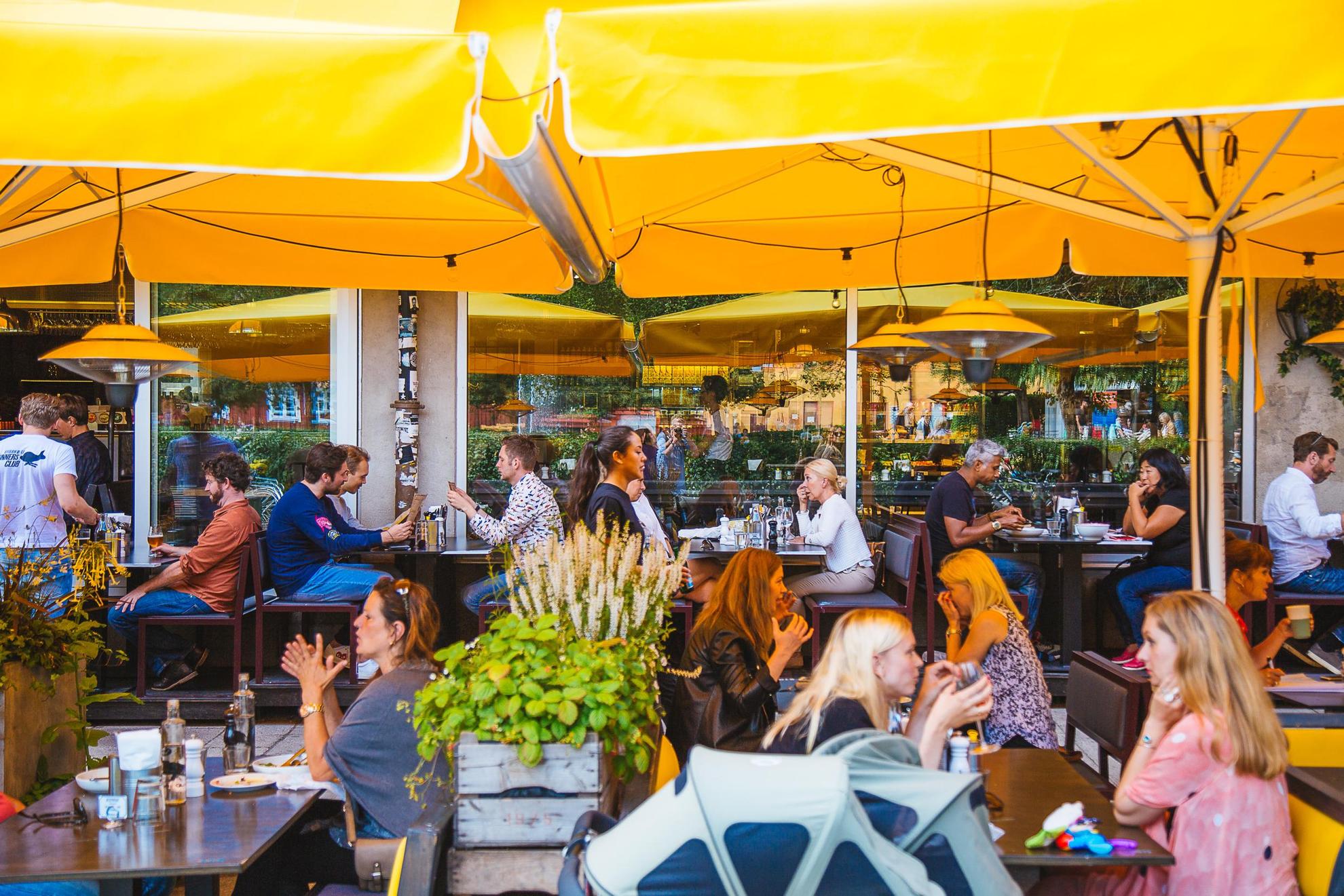 Outdoor eating, Stockholm