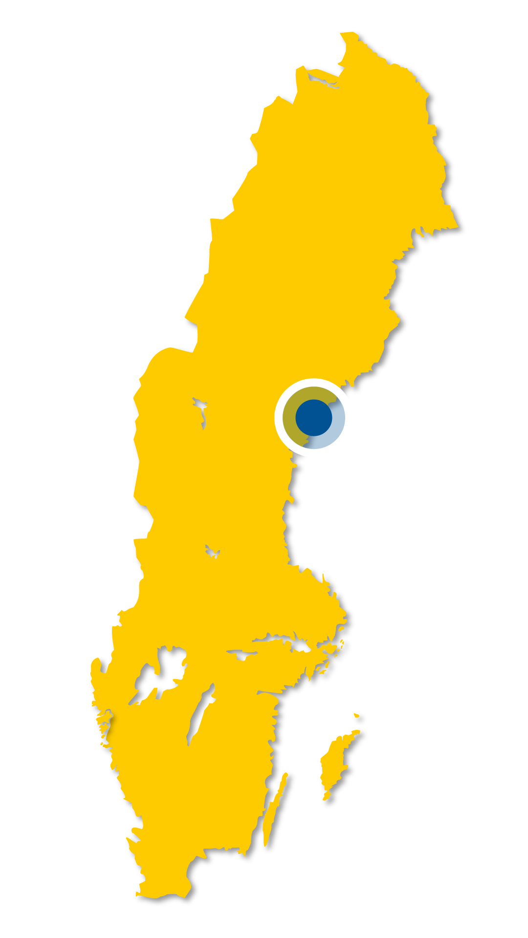 The High Coast is situated in the north-eastern part of Sweden